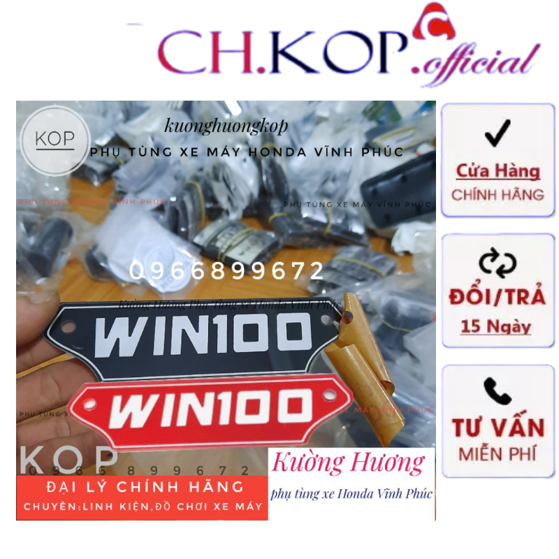Tem chữ win 100