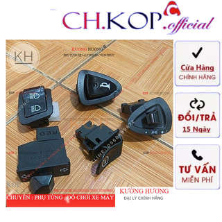 Công tắc đèn, còi ,xi nhan, fa cos ,đề xe máy honda đời mới (Giá bán lẻ 1 cái & fun bộ) (-10%)