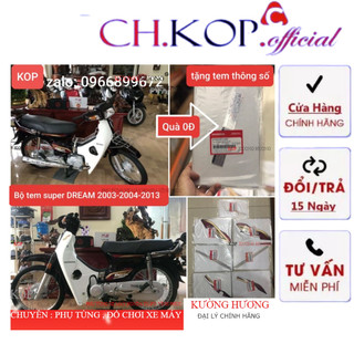 Bộ tem Dream Việt Đời 2003 - 2004 - 2005 -2013 Chính Hãng 7 Tem tặng thêm tem thông số hộp xích (-10%)