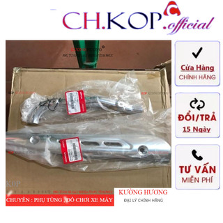 ốp trống nhiệt / trống bỏng pô xe super DREAM  - chính hãng honda