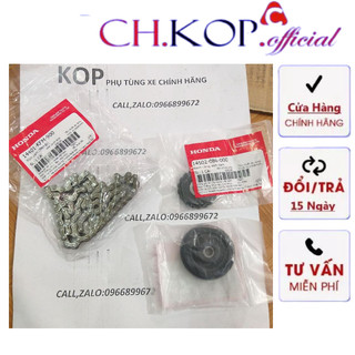Dàn Cam Honda Xe Máy Dream Wave Future VV... Bộ 3 Món Xích Cam + Bánh Tỳ + Trung Gian Chính Hãng