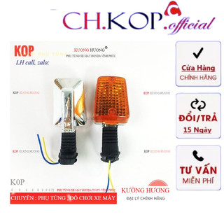 Cặp Xi Nhan Sau xe Honda Super Cup 82 ( Giá 2 Bên Cub DD Đời Đèn Vuông Loại Cao Cấp)