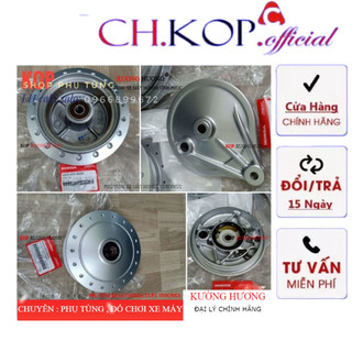 Đùm má trước và sau lắp xe super DREAM ( May ơ & bát phanh zin honda) (Sale-10%)