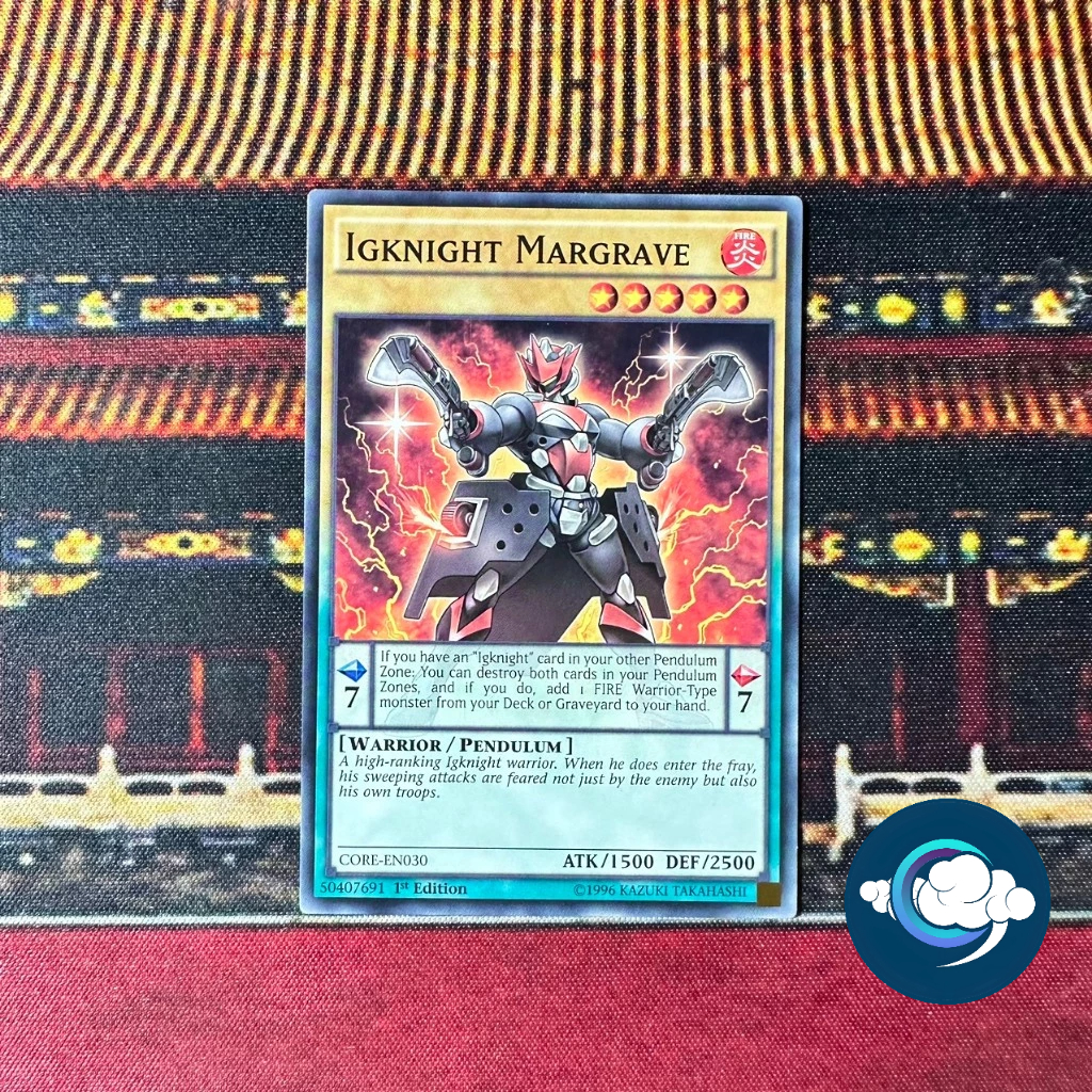 Yugioh Card (UK) - CORE-EN030; Igknight Margrave; Common