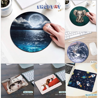 Miếng lót chuột laptop- tấm lót chuột- pad siêu cute 20x20cm