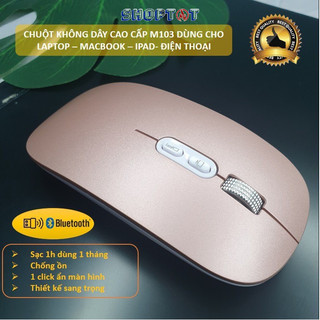 Chuột Không Dây FMOUSE M103 Pin sạc cao cấp - Bản Bluetooth FM103