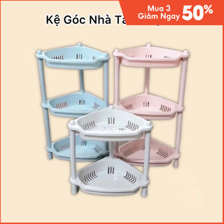 Kệ Góc Nhựa 2 tầng Việt Nhật - Kệ góc nhà tắm tam giác nhựa chắc chắn Mã: NH219