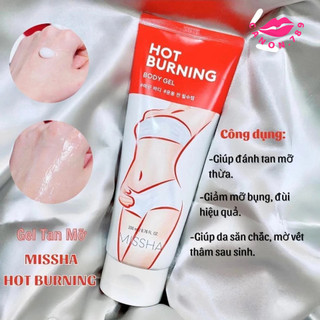 🐳 Canon.789🌱Gel Tan Mỡ Missha Hot Burning Body Gel 200ml