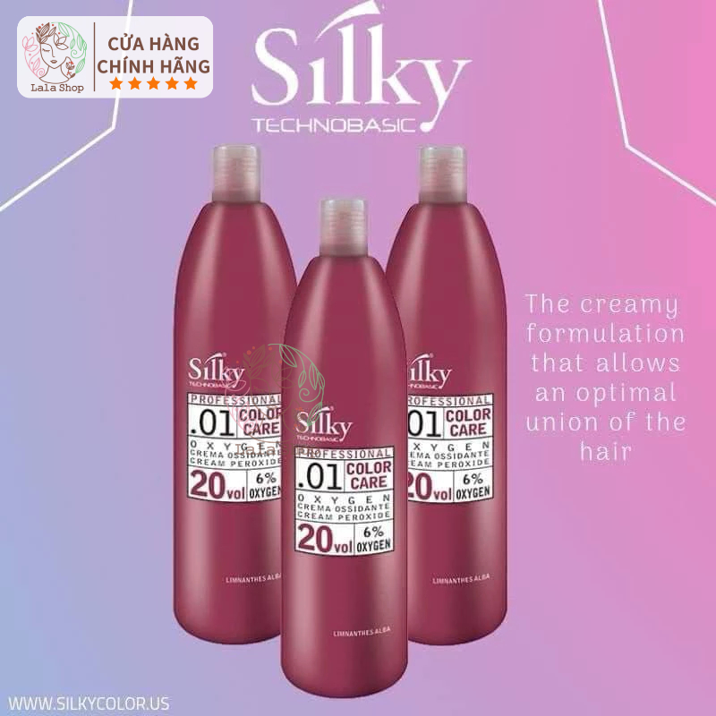 Oxy Silky Italia - [Silky – Techno Basic Oxydant Creme ]Trợ thủ hàng đầu của các nhà tạo mẫu tóc