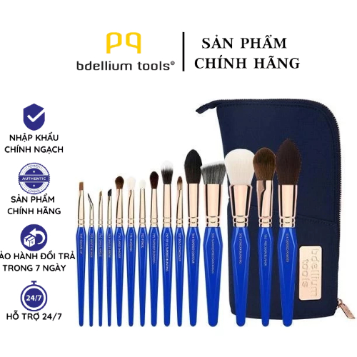 Bộ Cọ Cá Nhân Chuyên Nghiệp BDELLIUM TOOLS Professional Makeup Brush Golden Triangle Phase II