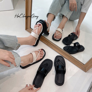 Dép Nữ Đế Xuồng Bánh Mì Xỏ Ngón Hot Trend