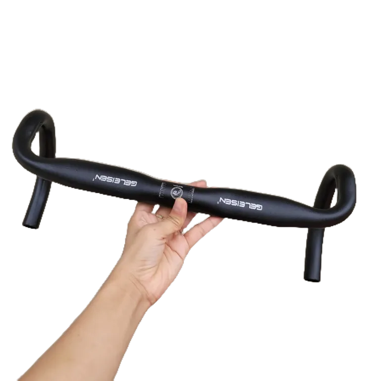 Ghi đông dẹt sừng bò tay lái xe đạp 31.8mm