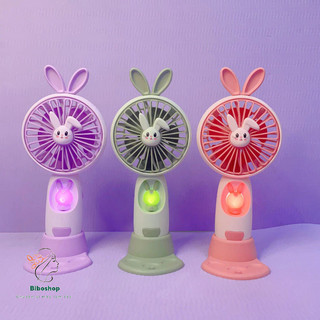 Quạt tích điện cầm tay siêu mát có đế để bàn (shop sẵn hàng)