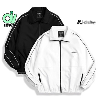 Áo Khoác Dù FEAER PHỐI SỌC Thêu Chữ Chất Dù 2 Lớp KD12, Áo Khoác Bomber Form Rộng Unisex Nam Nữ Thể Thao Chống Nắng IOWA