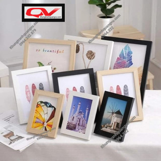 [mica)khung Ảnh Để Bàn và Treo Tường (13*18)cm.(10*15)cm.(15*21)cm cao cấp