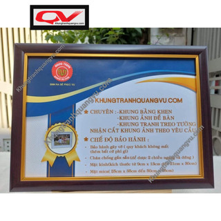 (mica)Khung Bằng Khen A4(21cm*30cm)