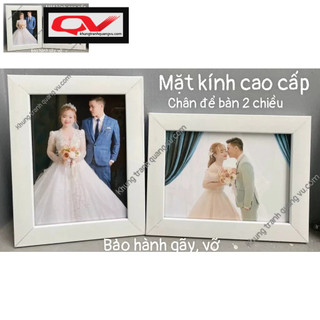 [mặt kính+mica] khung ảnh để bàn và treo tường(13*18)cm.(10*15)cm,(15*21)cm