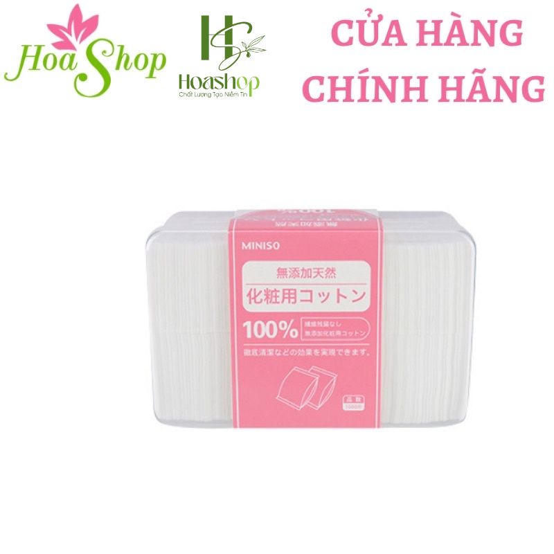 Bông tẩy trang Miniso 1000 miếng