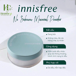 Phấn phủ kiềm dầu dạng bột innisfree