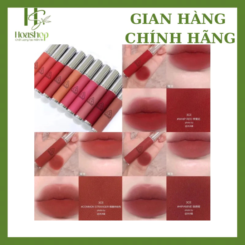 Son Kem Lì 3CE Hazy Lip Clay 4g