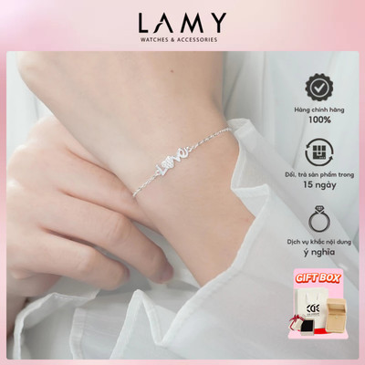 Lắc tay bạc LAMY LOVE Forever Bracelet Silver 2200