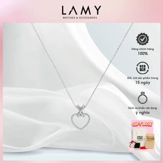 Dây chuyền bạc nữ cde love heart silver necklace cde6380sv