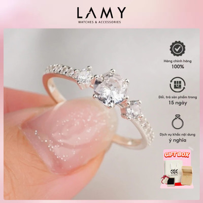 Nhẫn bạc nữ LAMY Elegance Ring 8255 - Nhẫn bạc ta