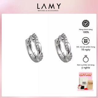 Khuyên tai bạc nữ cde mobius twist earings cde3169 - khuyên tai bạc ta