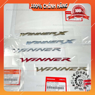 Tem chữ nổi winner, winner x v1 v2 v3 v4 các màu zin hãng honda, tem xe winner x 2021 2022 2023 2024