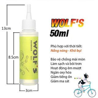 Dầu Tra Xích Xe Đạp Xe Máy WOLF’S [HÀNG CHÍNH HÃNG]