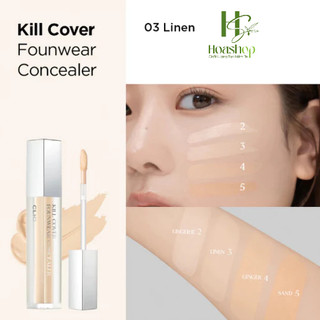 Kem Che Khuyết Điểm Clio Kill Cover Liquid Concealer