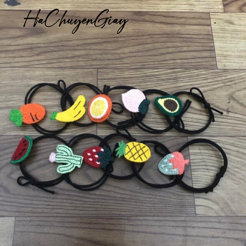 Dây Buộc Tóc Hoa Quả Handmade Độc Lạ