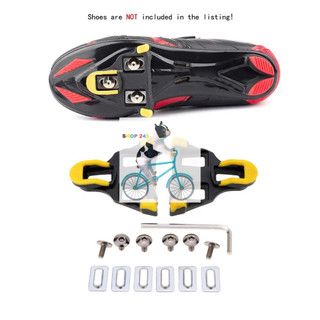 Bộ cleat can giày pedal xe đạp road | miếng chêm đế giày bàn đạp xe đạp thể thao tự khóa chống trượt