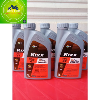 Dầu nhớt xe số kixx 20w50 ma2 sl dung tích 800ml 1l