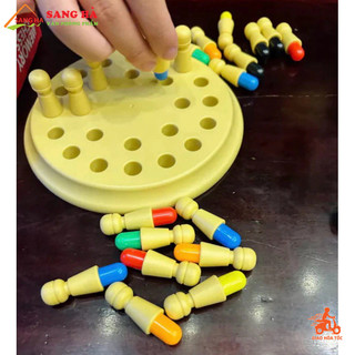 Cờ luyện trí nhớ bằng nhựa - cờ nhớ màu luyện trí tuệ tư duy cho bé