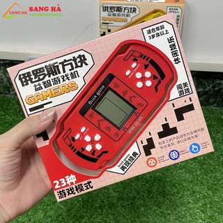 Máy chơi game điện tử xếp gạch cổ điển cầm tay thế hệ mới