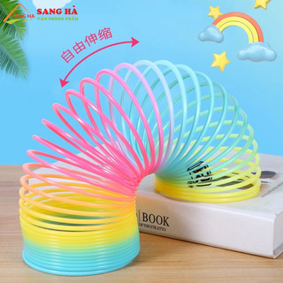 Đồ chơi lò xo cầu vồng ma thuật bằng nhựa 55-YT