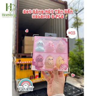 Set bống mút tán nền habaria 6pcs