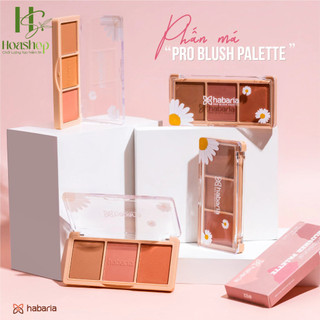 Phấn Má Hồng 3 Ô Habaria Pro 3 Colors Blusher Palette