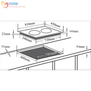 Bếp Từ ba Chefs EH-IH536