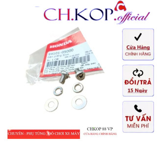 Bộ ốc bắt nẹp cổ pô xe dream - 6ct chính hãng Honda Việt Nam