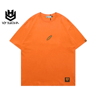 Áo Thun Thêu HY Korea 138 Cotton 65% Phom Rộng Unisex Nam Nữ Oversize Localbrand