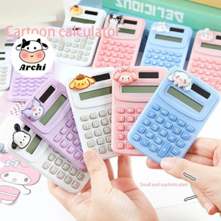  Máy Tính Bỏ Túi Mini cỡ nhỏ màu trơn siêu cute thiết kế đơn giản dễ sử dụng 