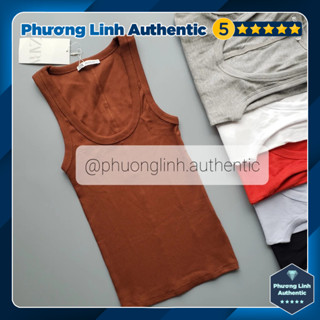 Áo ba lỗ tank top cổ tròn dáng vừa nhiều màu Zara Auth New Tag có sẵn 3253/325 3253325