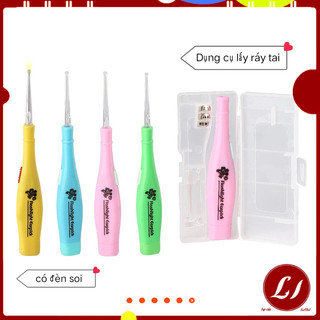 Dụng cụ Lấy ráy tai có đèn soi tiện lợi khi soi cho bé- 1 chiếc