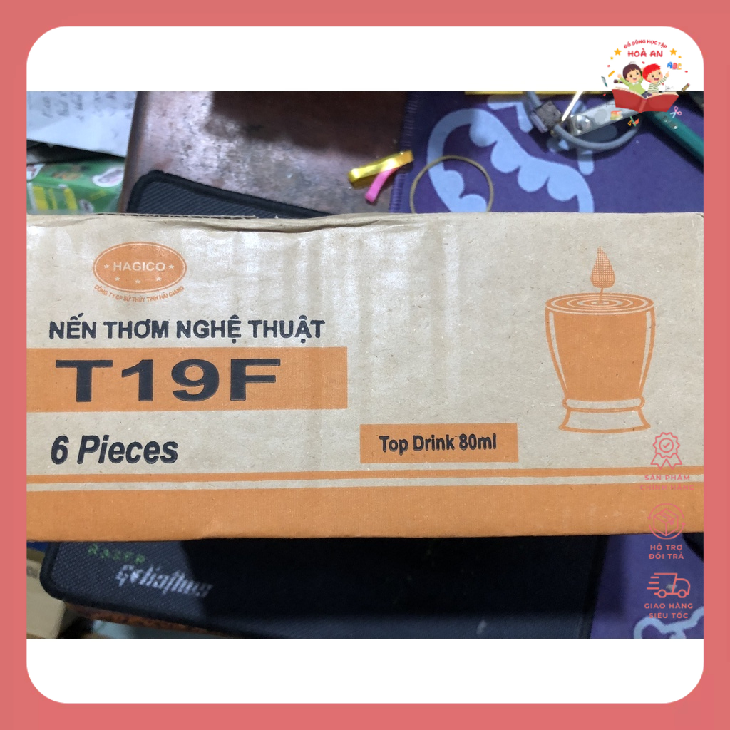 Nến Cốc Nhỡ T19 - 6 Cốc