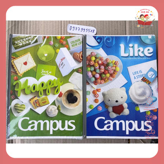 Tập 10 Quyển Vở Campus 80 Trang Kẻ Ngang
