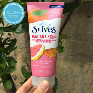 Sữa rửa mặt St.Ives Cam Chanh Dưỡng trắng sáng 170g