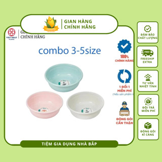 Combo Chậu Nhựa Tròn, Thau Nhựa Đa Năng Hokori Việt Nhật