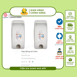 Hộp Đựng Túi Nilong, Túi Đựng Rác Dán Tường Việt Nhật - MS:2755